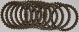 Stack of clutch friction plates from CK3392 Redline Clutch Kit Ck3392