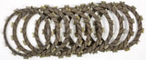 Stack of motorcycle clutch friction plates for CK3451 Redline Clutch Kit