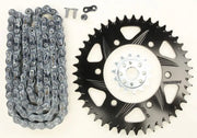 CK4257 Vortex Sprocket/Chain Kit Stl/Alu 14/43T Blk Sx3 520-106L Blk - RV and Auto Parts