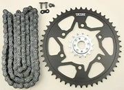 CK4266 Vortex Sprocket/Chain Kit Stl/Stl 14/45T Sil Sx3 520-106L Blk - RV and Auto Parts