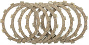 Stack of tan friction clutch plates from Redline Clutch Kit CK4465 for smooth shifting
