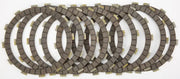 Stack of motorcycle clutch friction plates for CK4488 Redline Clutch Kit