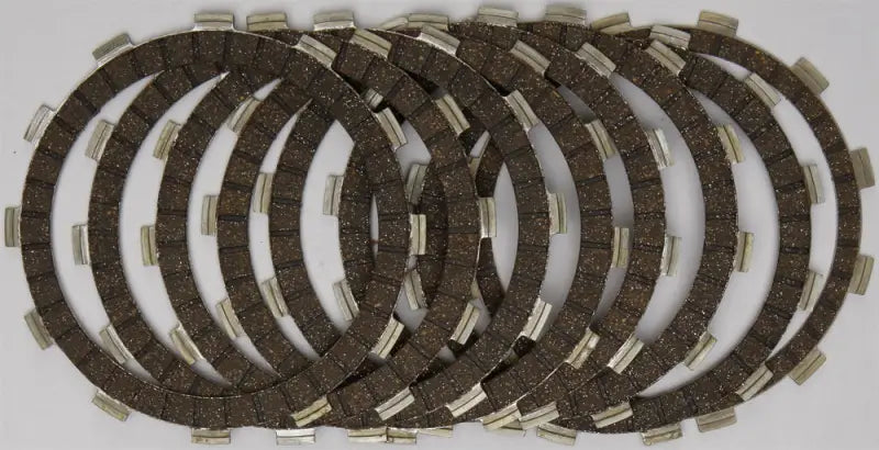 Redline clutch kit with 10 dark friction plates and metal tabs for motorcycle clutch