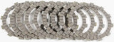 Stack of motorcycle clutch friction plates from CK5595 Redline Clutch Kit for easy replacement