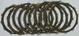 Dark grey CK5644 Clutch Kit motorcycle clutch plates with metallic tabs for CK5644 clutch
