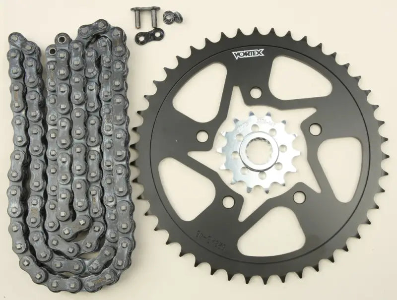 CK6262 Sprocket/Chain Kit Stl/Stl 14/46t Sil Sx3 520 110l Blk 