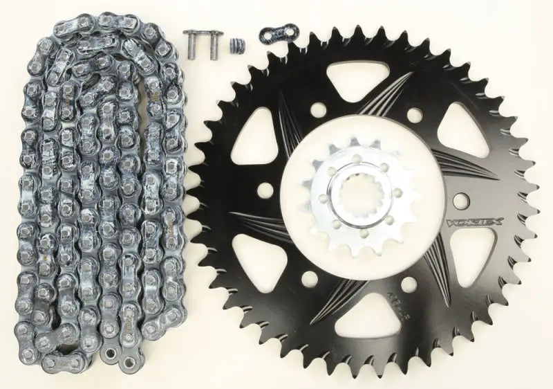 CK6270 Sprocket/Chain Kit Stl/Alu 15/45t Blk Rx3 520 114l Blk 