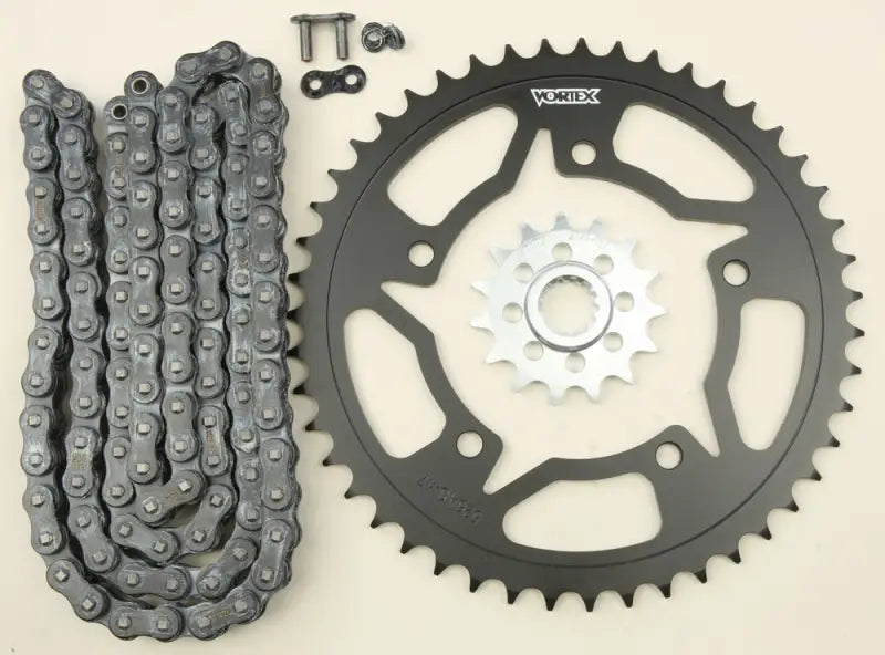 CK6292 Sprocket/Chain Kit Stl/Stl 15/47t Sil Sx3 520 112l Blk 