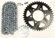 CK6298 Vortex Sprocket/Chain Kit Stl/Alu 16/42T Blk Rx3 520-108L Blk - RV and Auto Parts