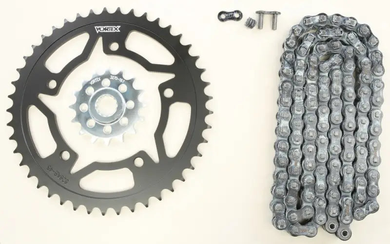 CK6308 Sprocket/Chain Kit Stl/Stl 16/45t Sil Rx3 520 110l Blk 