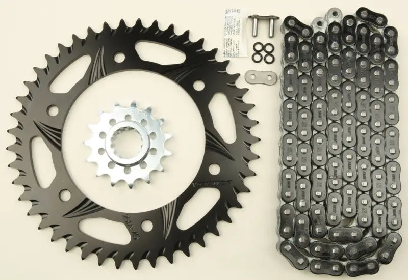 CK6310 Sprocket/Chain Kit Stl/Stl 16/47t Sil Rx3 520 116l Blk 
