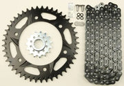 CK6311 Vortex Sprocket/Chain Kit Stl/Alu 15/47T Blk Rx3 520-114L Blk - RV and Auto Parts