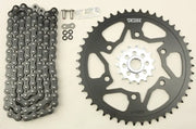 CK6316 Sprocket/Chain Kit Stl/Stl 15/47t Sil Sx3 520 114l Blk 