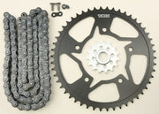 CK6321 Sprocket/Chain Kit Stl/Stl 15/50t Sil Sx3 520 116l Blk 