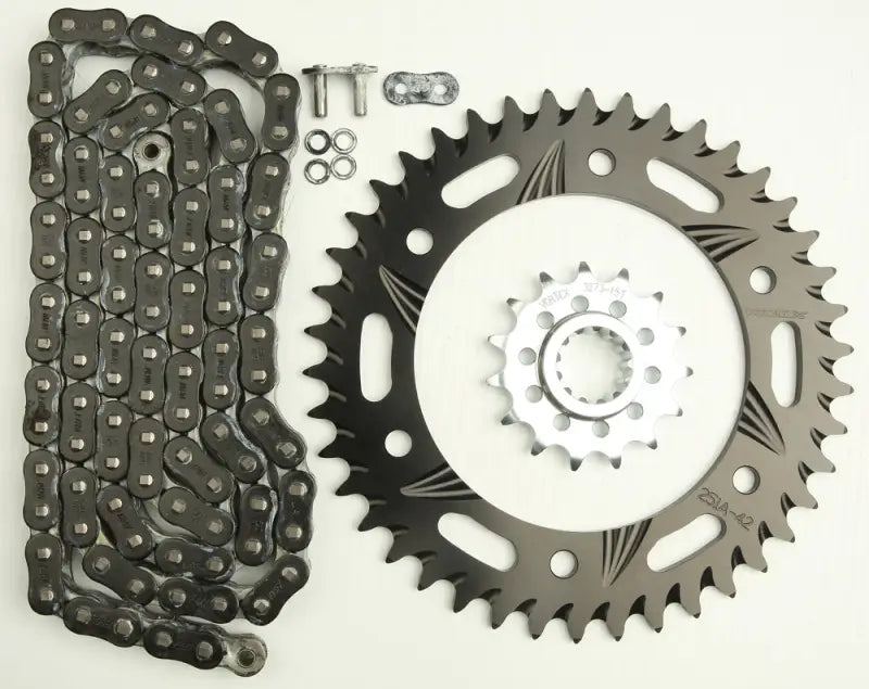 CK6328 Sprocket/Chain Kit Stl/Alu 15/42t Blk Rx3 520 106l Blk 