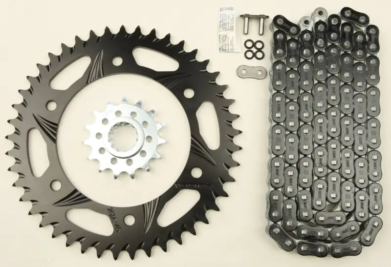 CK6335 Sprocket/Chain Kit Stl/Alu 15/45t Blk Rx3 520 108l Blk 