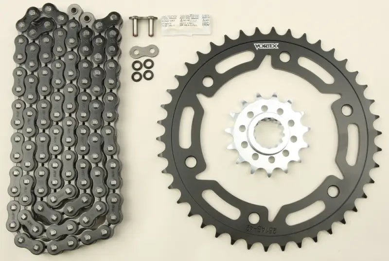 CK6336 Sprocket/Chain Kit Stl/Alu 15/45t Blk Rx3 520 112l Blk 