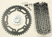CK6343 Sprocket/Chain Kit Stl/Stl 15/44t Sil Sx3 520 112l Blk 