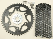 CK6359 Vortex Sprocket/Chain Kit Stl/Alu 16/47T Blk Rx3 520-122L Blk - RV and Auto Parts