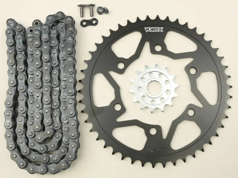 CK6384 Sprocket/Chain Kit Stl/Stl 14/46t Sil Sx3 520 114l Blk 