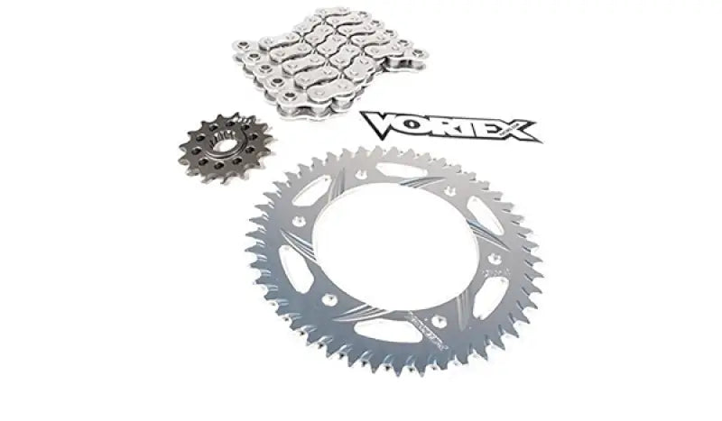CKG6125 Vortex Sprocket/Chain Kit Stl/Stl 16/48T Sil Sx3 530-116L Gld - RV and Auto Parts