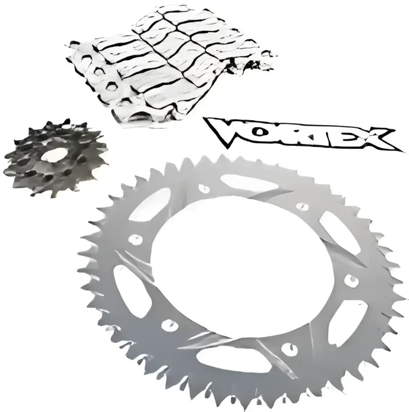 CKG6130 Vortex Sprocket/Chain Kit Stl/Stl 15/48T Sil Sx3 520-116L Gld - RV and Auto Parts