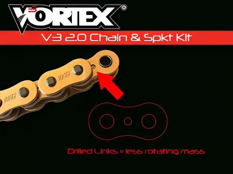 CKG6451 Sprocket/Chain Kit Stl/Stl 15/47t Sil Rx3 520 112l Gld 