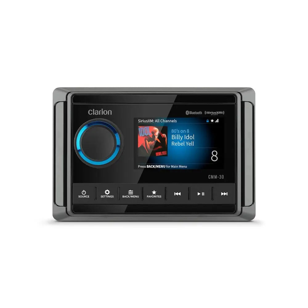 Clarion Intuitive Interface With Large Text Radio 010-03224-00 - Marine Source Unit