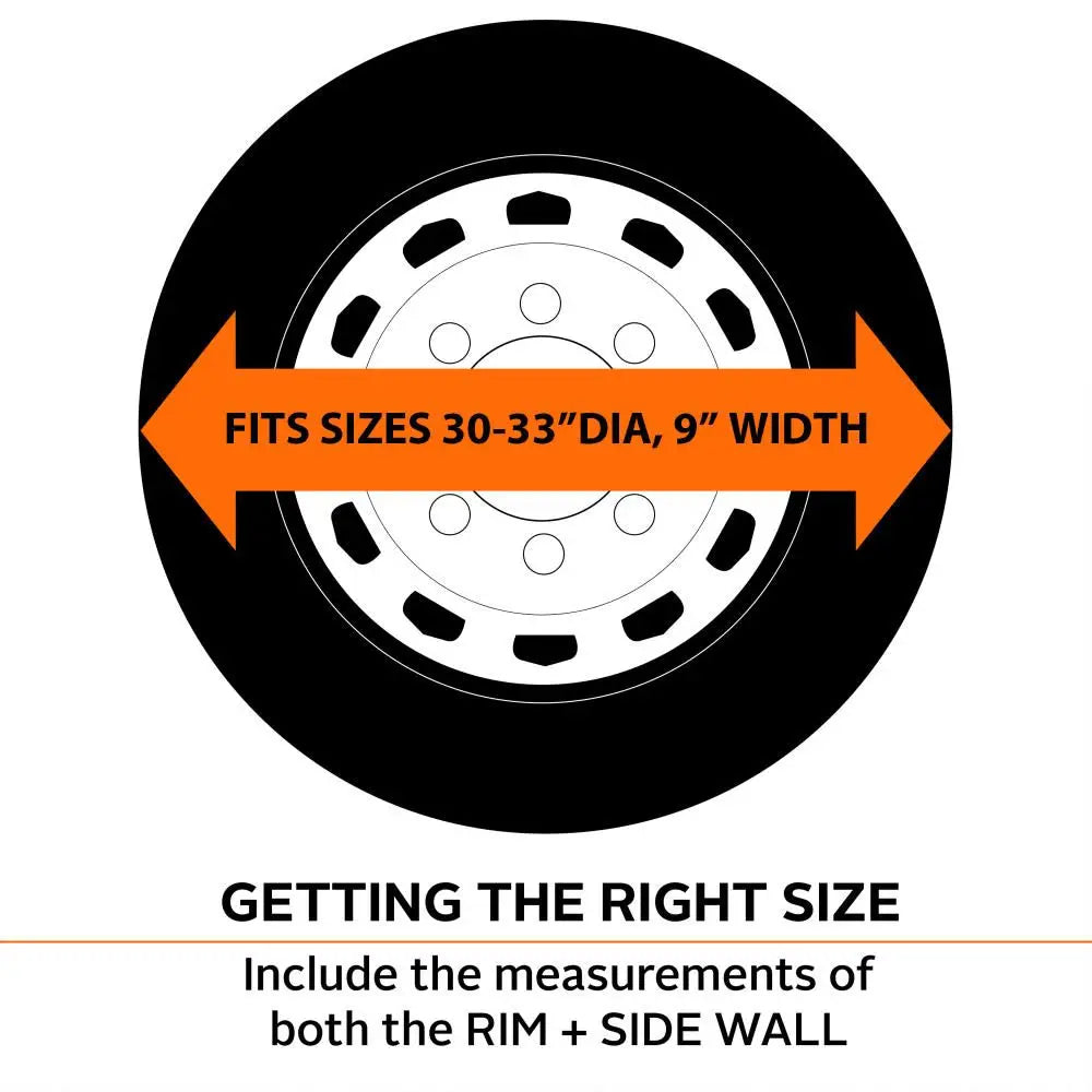 Classic ACC Folds Up For Easy Storage Tire Cover 76260 - White 2PK 32 -34.5 Whl