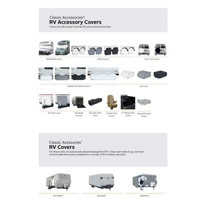 Classic Acc RV Air Conditioner: Classic Accessories Air Conditioner Cover for Coleman Mach 8 White 80-251-212801-00