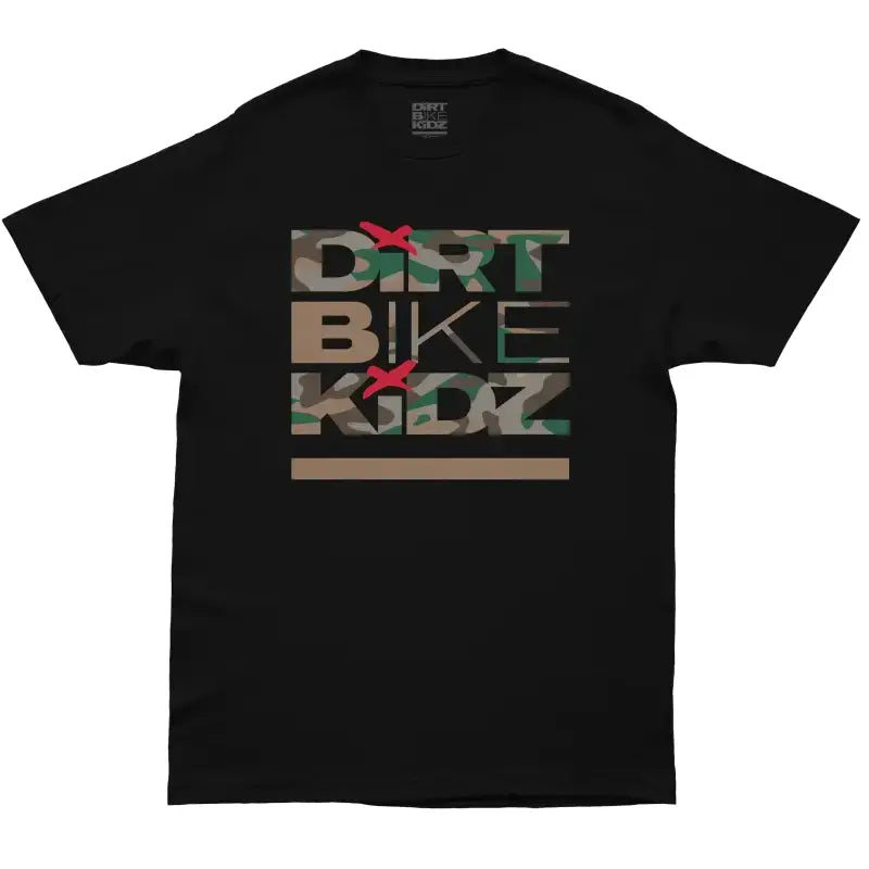 Classic Camo Tee Black/Color Camo Xl - DBK