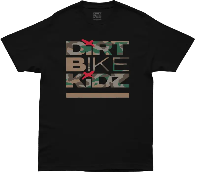 Classic Camo Tee Black/Color Camo 2x - DBK