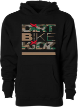 Classic Camo Youth Hoodie Black Yx - DBK