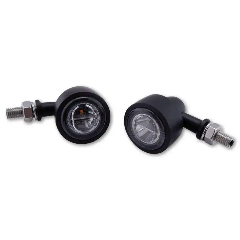 Classic X 1 Led Turn Signal Pair Smoked Lens Black 