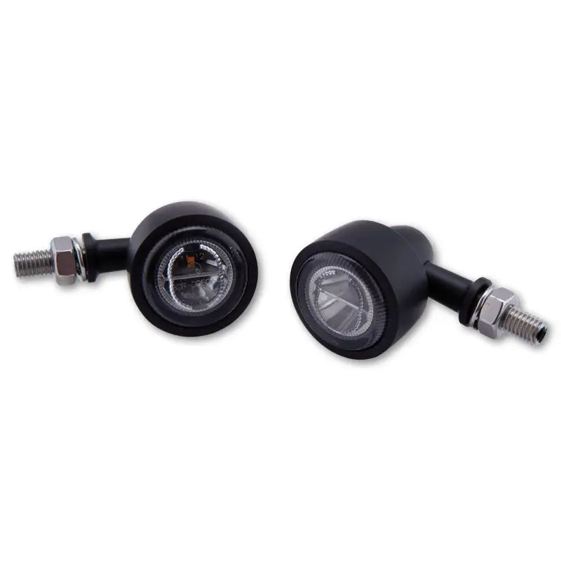 Classic X 1 Led Turn Signal Pair Smoked Lens Black 
