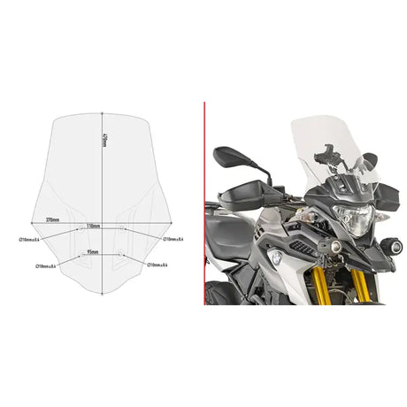 Windshield Specific Clear Bmw - GIVI