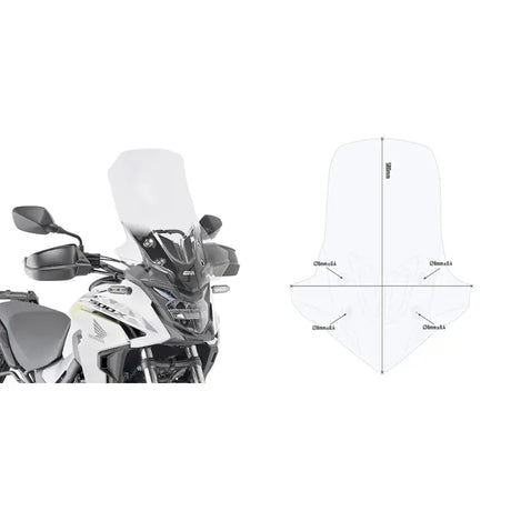 Windshield Specific Clear Hon - GIVI