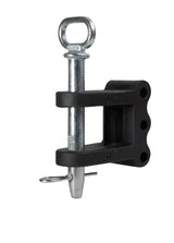 CLEVIS Bulletproof 2-Tang Clevis With 1' Pin for heavy-duty applications, ideal for RV, automotive, powersports, off-road, marine, exterior, truck accessories, interior, truck bed, RV parts, Towing & Hitches, Truck & Automotive, Winches & Hitches, AVADA - Best Sellers
