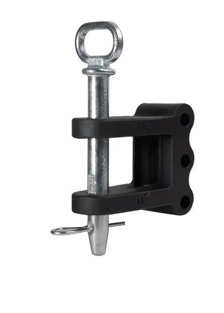 CLEVIS Bulletproof 2-Tang Clevis With 1' Pin for heavy-duty applications, ideal for RV, automotive, powersports, off-road, marine, exterior, truck accessories, interior, truck bed, RV parts, Towing & Hitches, Truck & Automotive, Winches & Hitches, AVADA - Best Sellers