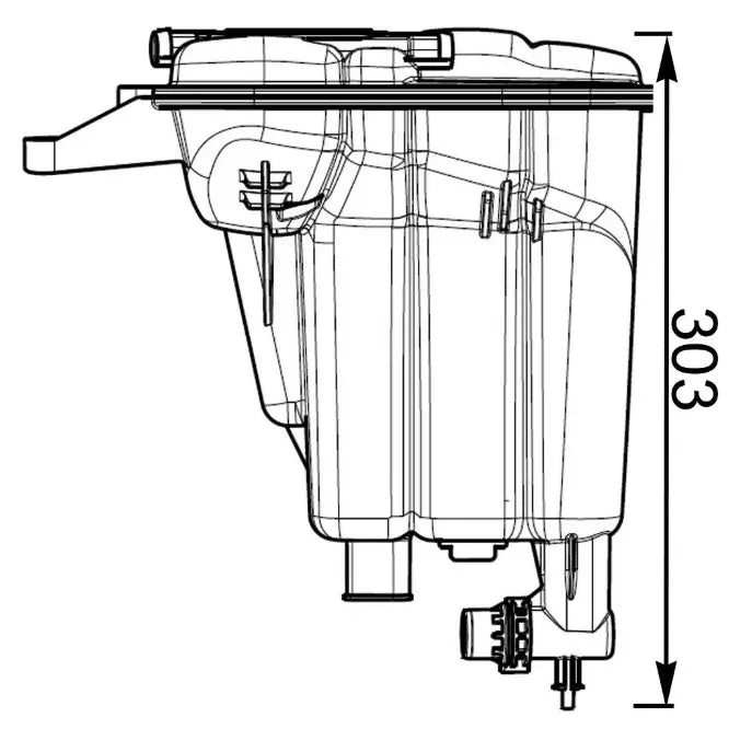 Clevite 77 CRT 95 000S Coolant Reservoir