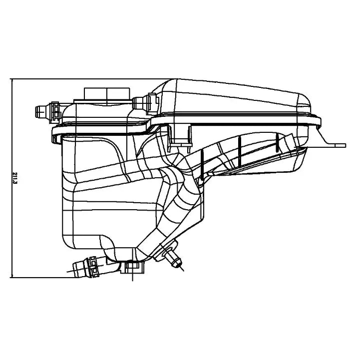 Clevite 77 Excellent Price Performance Ratio Coolant Reservoir CRT 203 000S - Expansion Tank