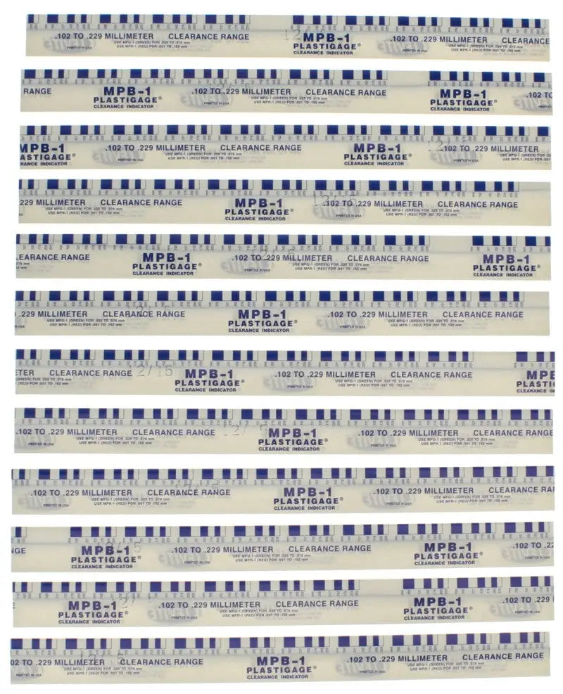 Clevite Plastigage Blue Plastigage - 12 Pack - MPB1