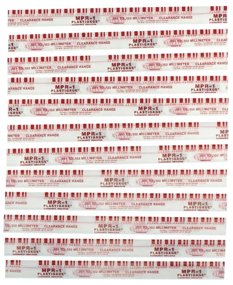 Clevite Plastigage Red Plastigage - 12 Pack - MPR1