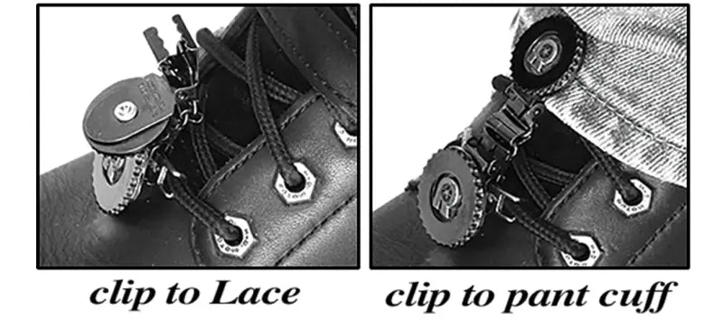 Clips For Laced Boots Bones/Skull - RYDER CLIPS