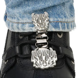 Clips For Laced Boots Flames - RYDER CLIPS