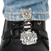 Clips For Laced Boots Flames - RYDER CLIPS