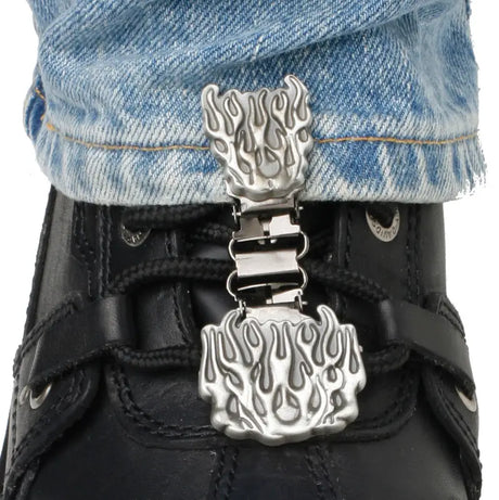 Clips For Laced Boots Flames - RYDER CLIPS