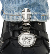 Clips For Laced Boots John 3:16 - RYDER CLIPS
