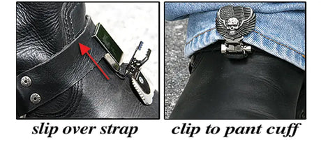 Clips For Stirrup/Strap Boots Engine/Shield - RYDER CLIPS