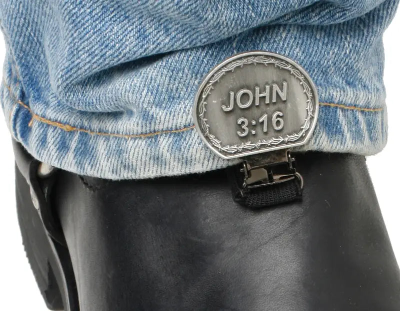 Clips For Stirrup/Strap Boots John 3:16 - RYDER CLIPS
